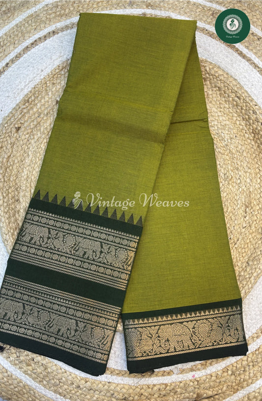 Chettinad Cotton Saree-Green