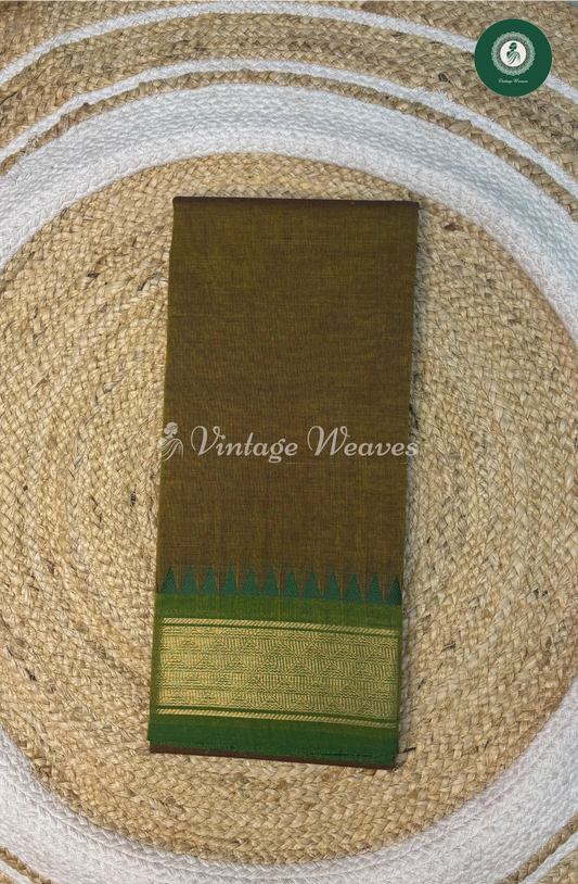 Chettinad Cotton Saree 1-Yellow