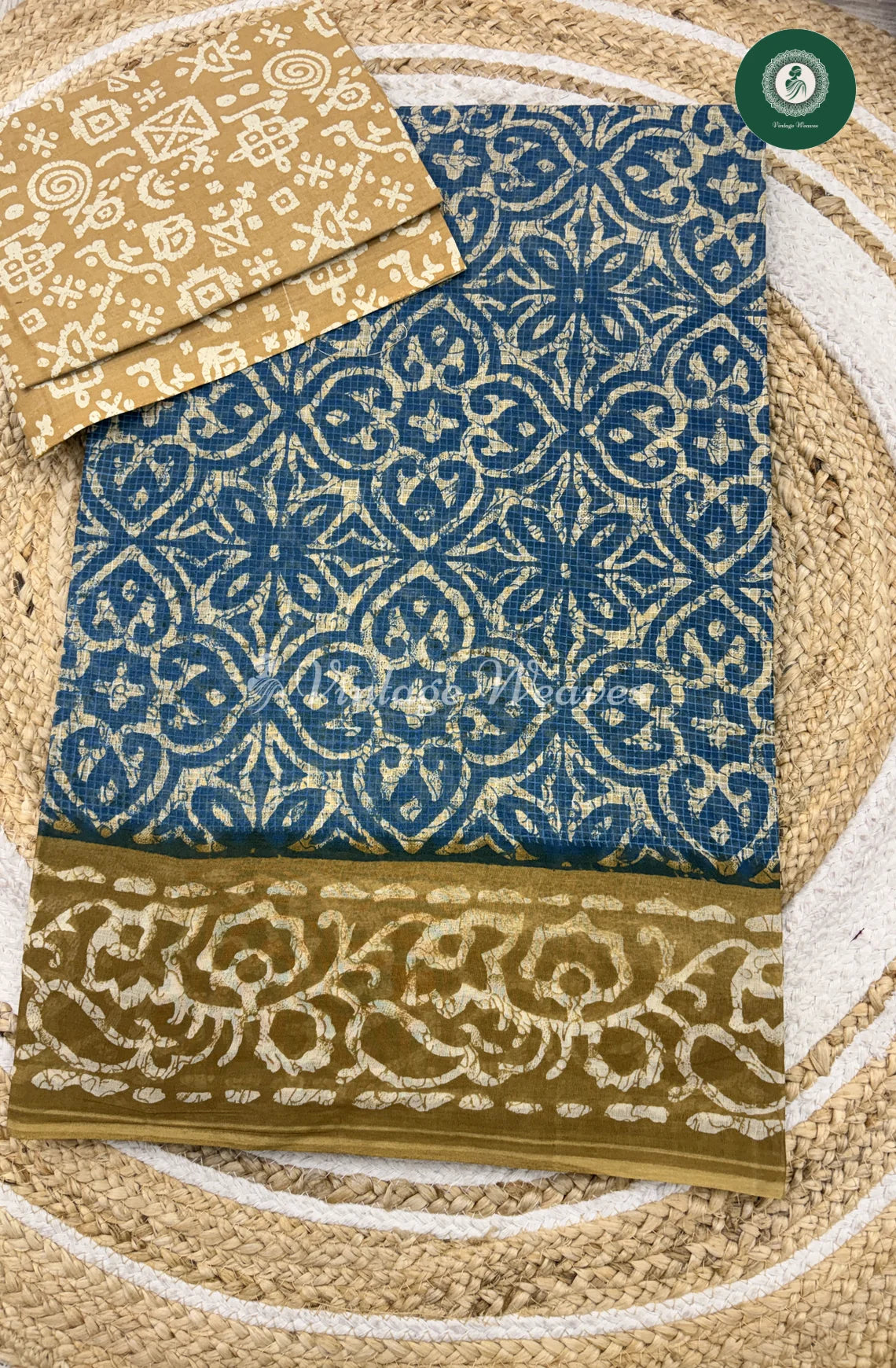 Daily Wear Cotton BatikPrinted-Blue