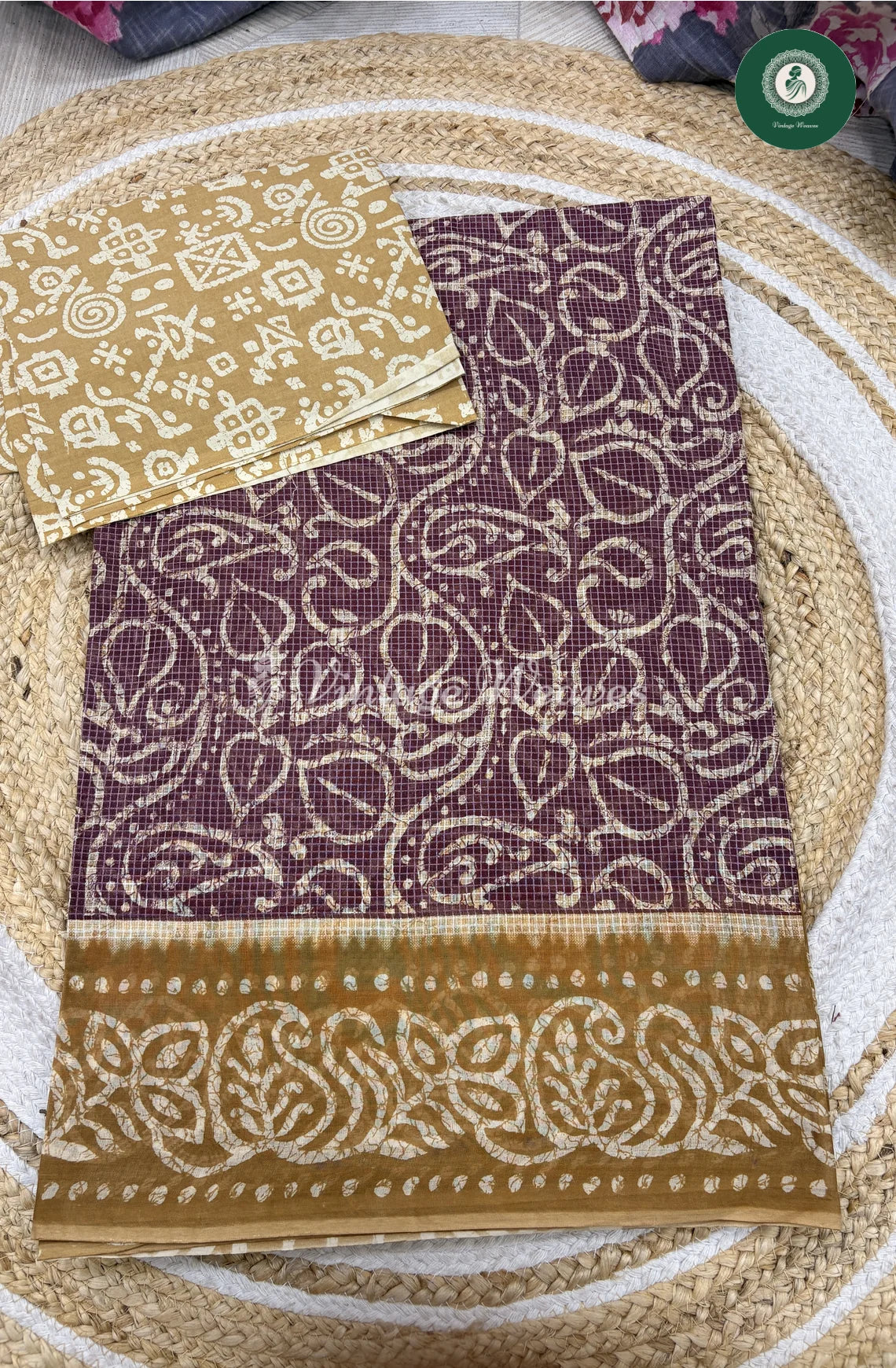 Daily Wear Cotton BatikPrinted-Purple