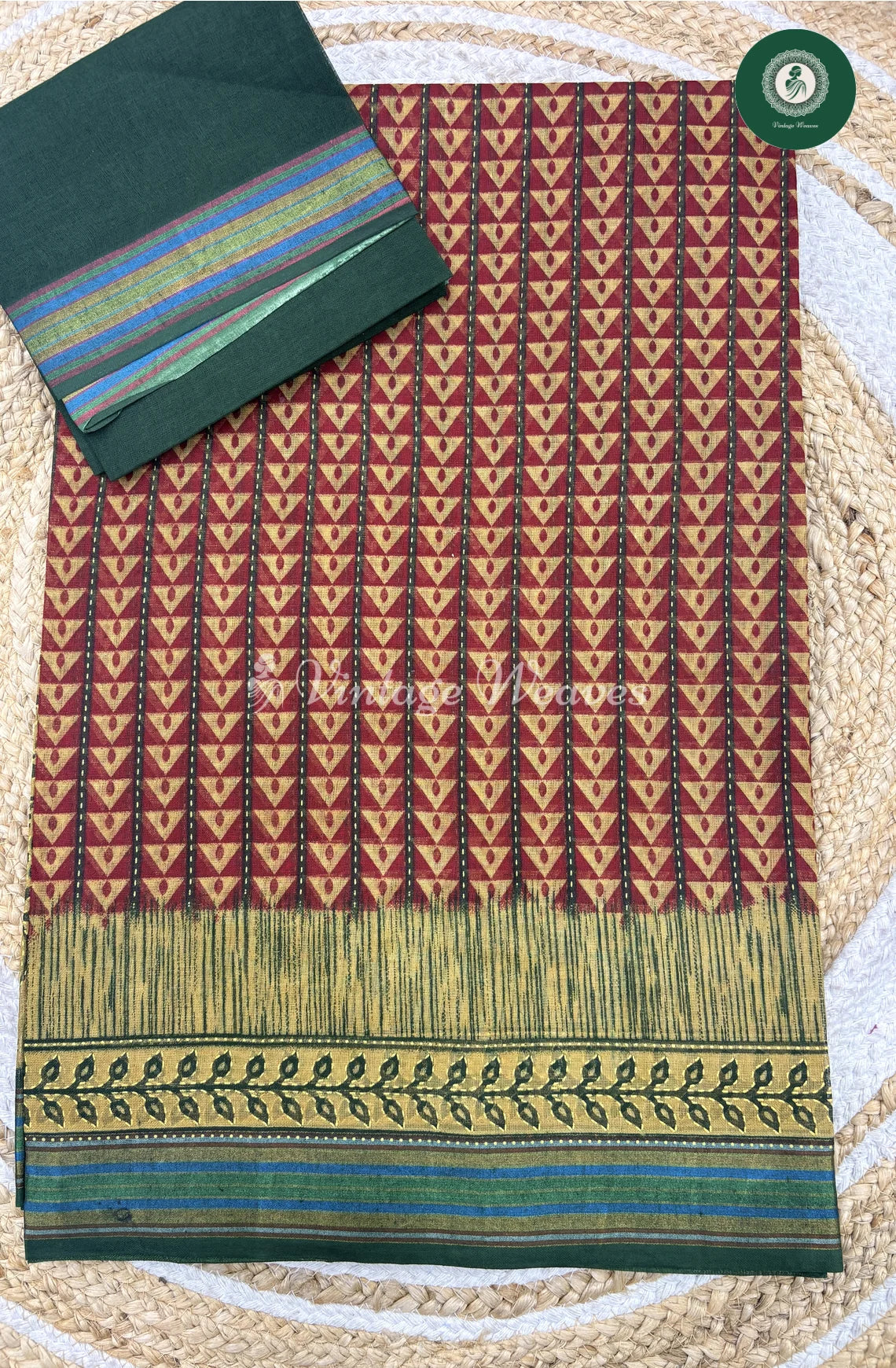 Daily Wear Cotton Printed-Triangle