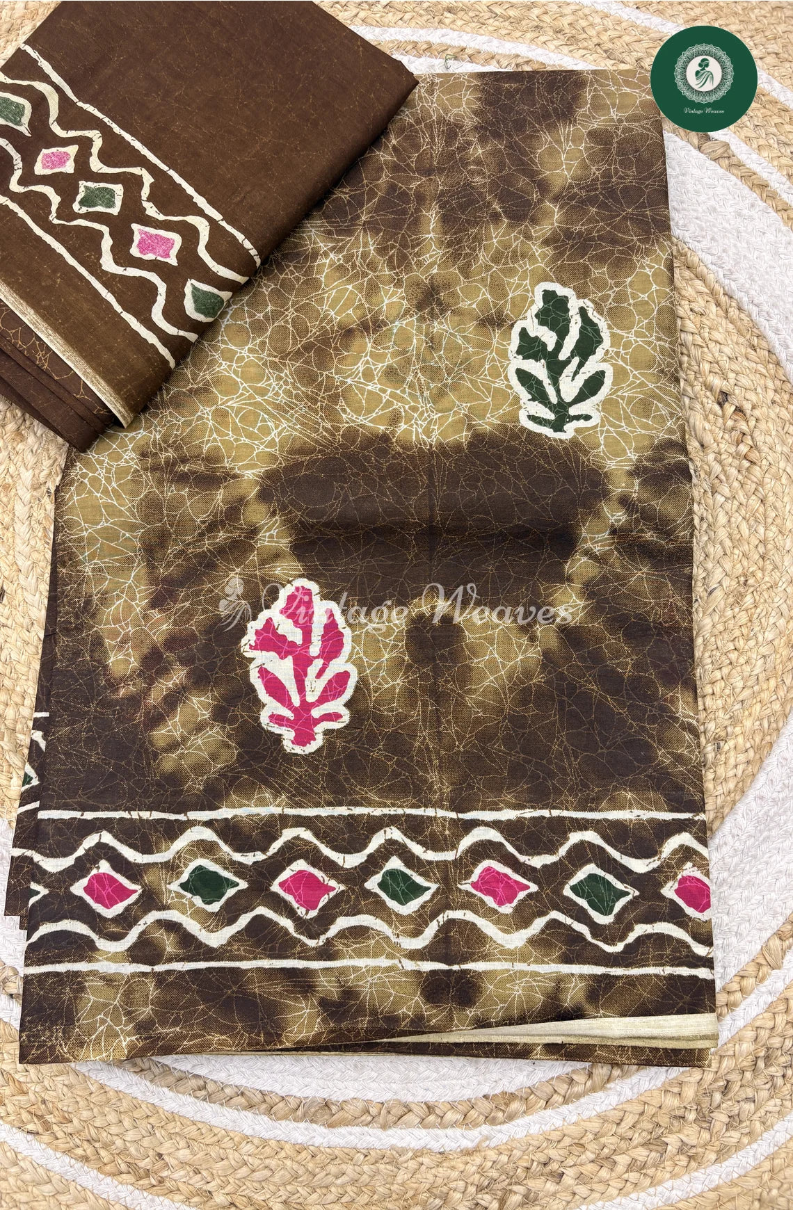 Daily Wear cotton leafPrint-LightGreen