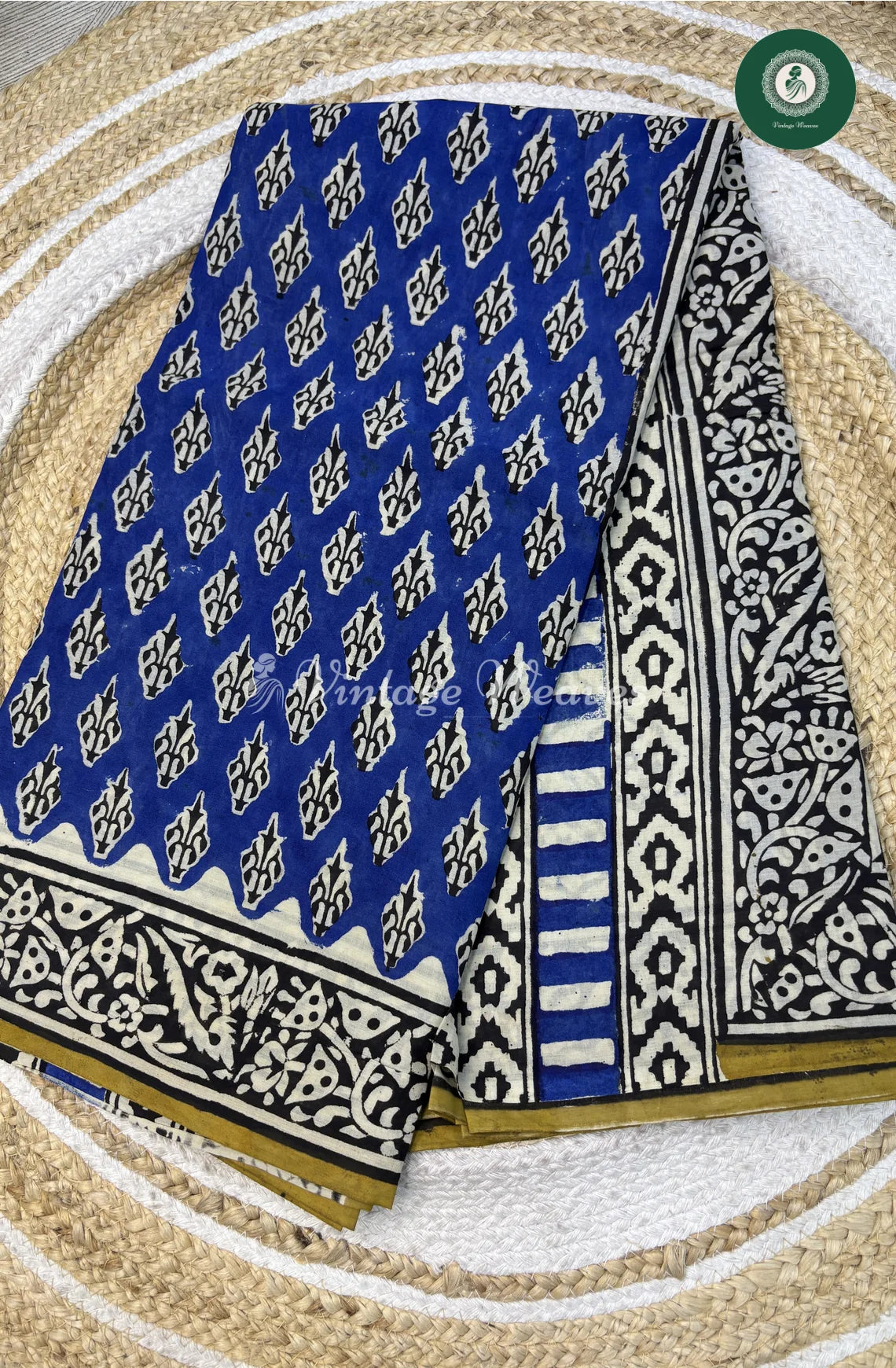 Premium Mul Cotton-Blue