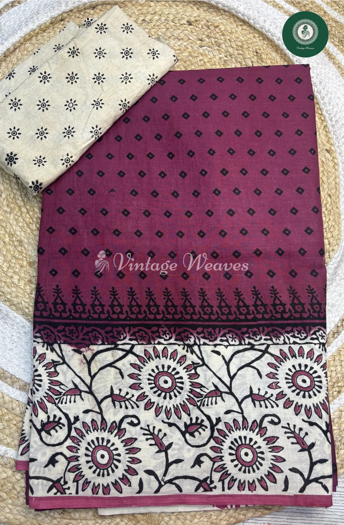 VerySoft Malai Cotton with PrintedButta-Purple_1