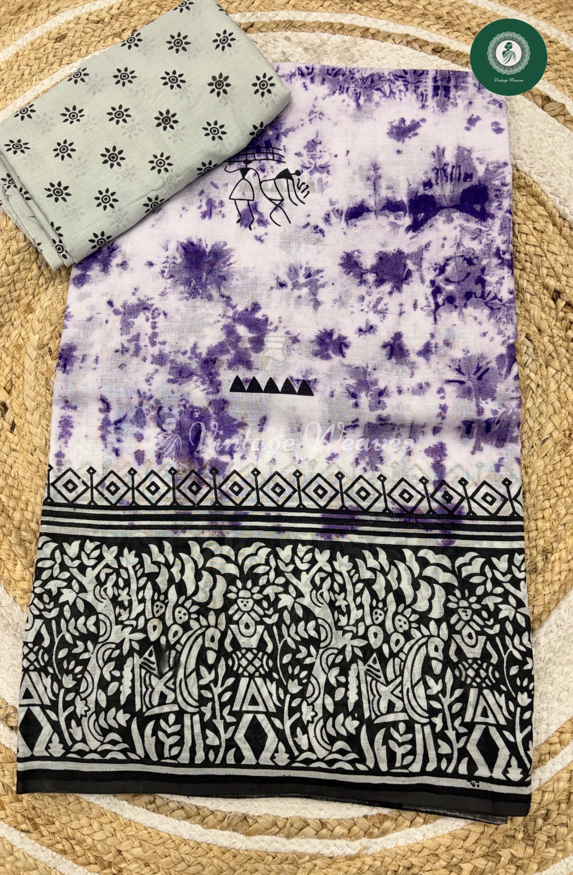Very Soft daily Wear Cotton-Purple