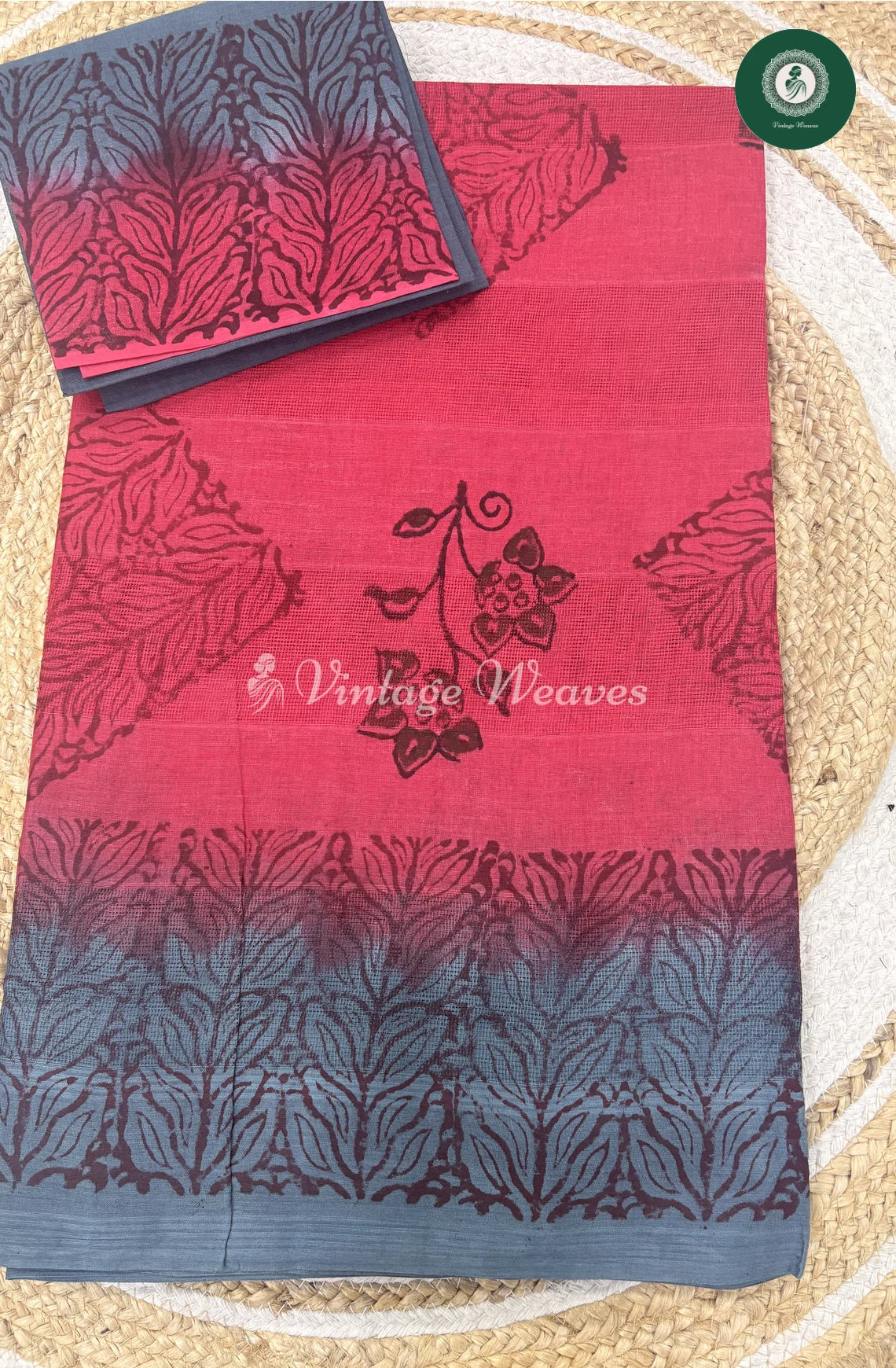 Budget Kota Cotton Saree -Pink_2