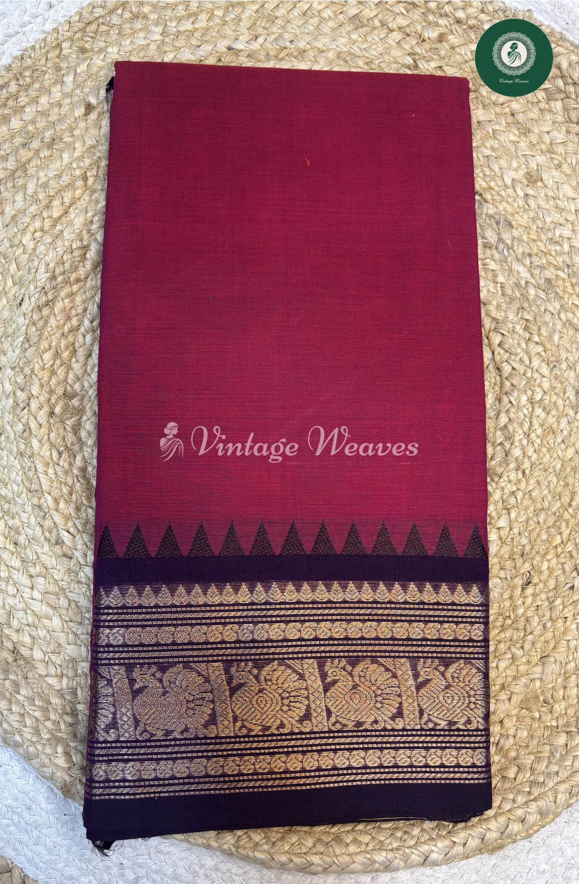 Chettinad Cotton Saree-Red