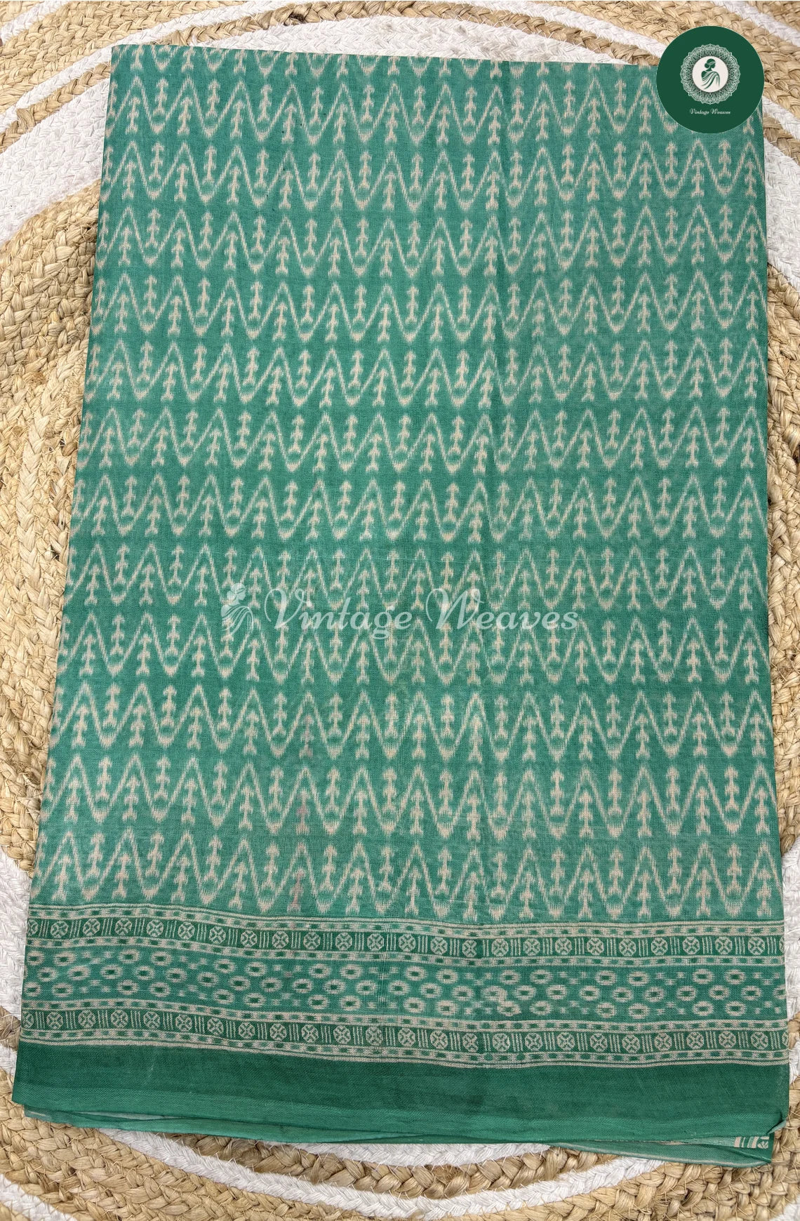 Daily Wear Cotton PrintedZigZag-Blue