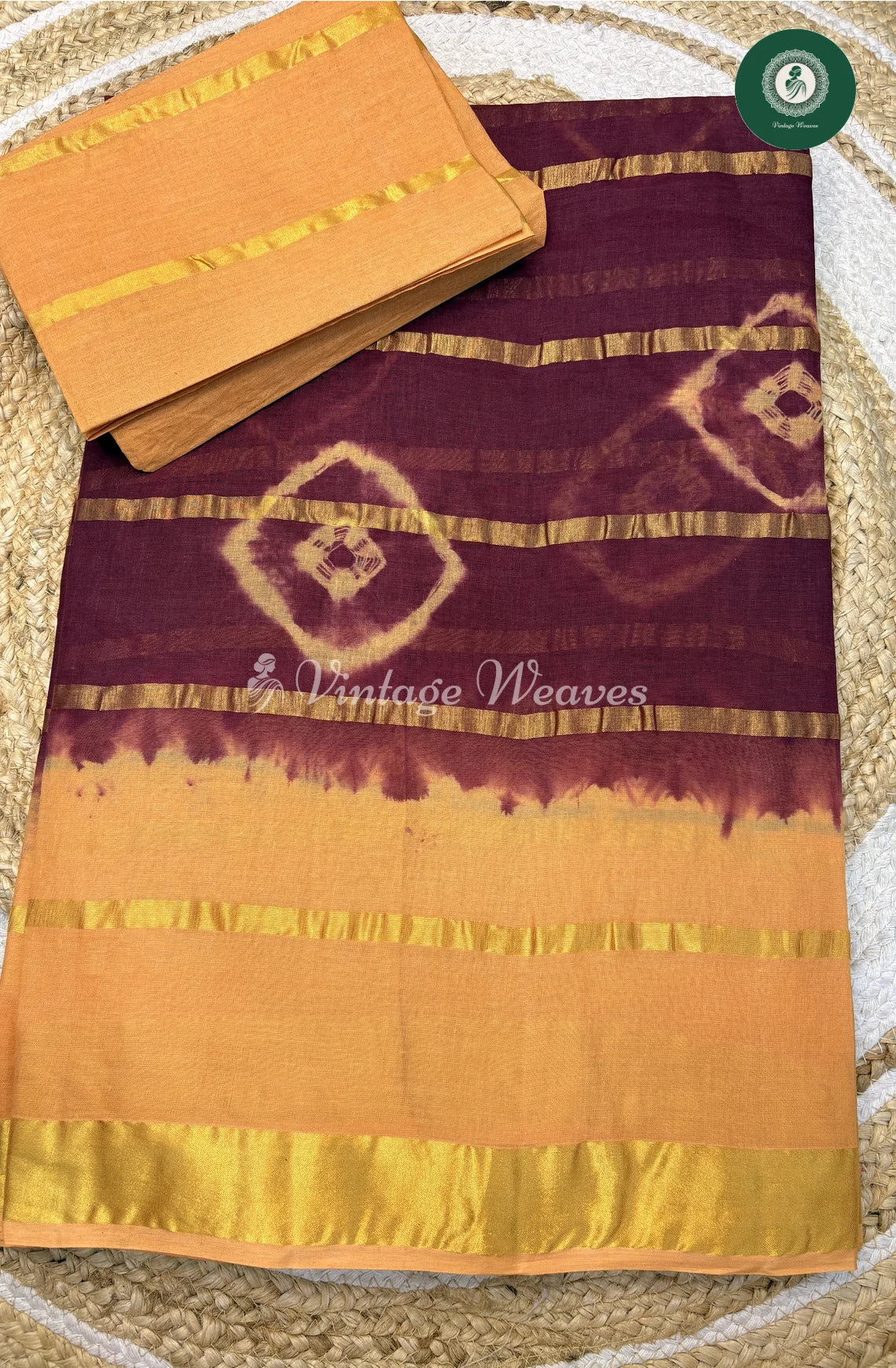 Daily Wear Cotton Saree-Wine