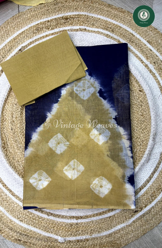 Daily Wear Cotton Triangle-Blue With Sandel