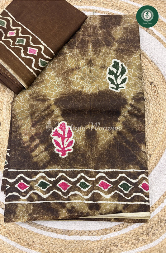 Daily Wear cotton leafPrint-LightGreen