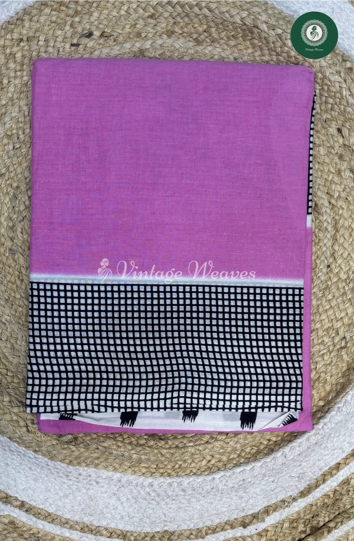 Mul Cotton Saree-LightPink