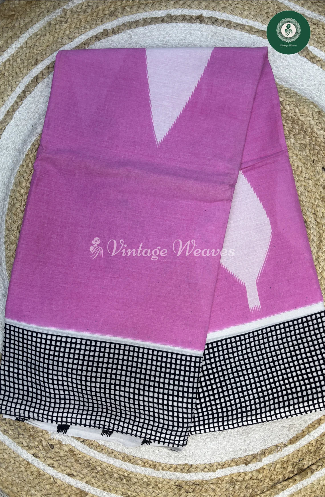 Mul Cotton Saree-LightPink