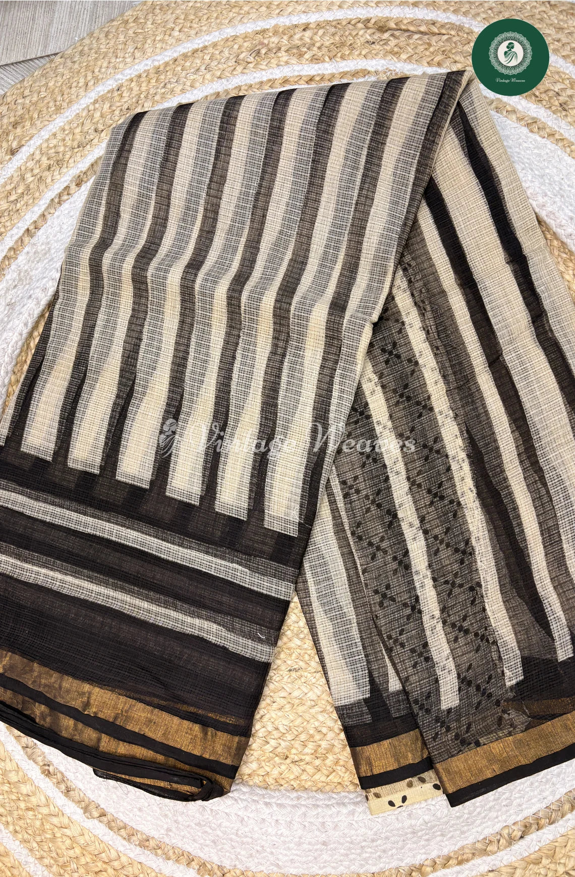 Premium Kota Cotton Saree-Lines