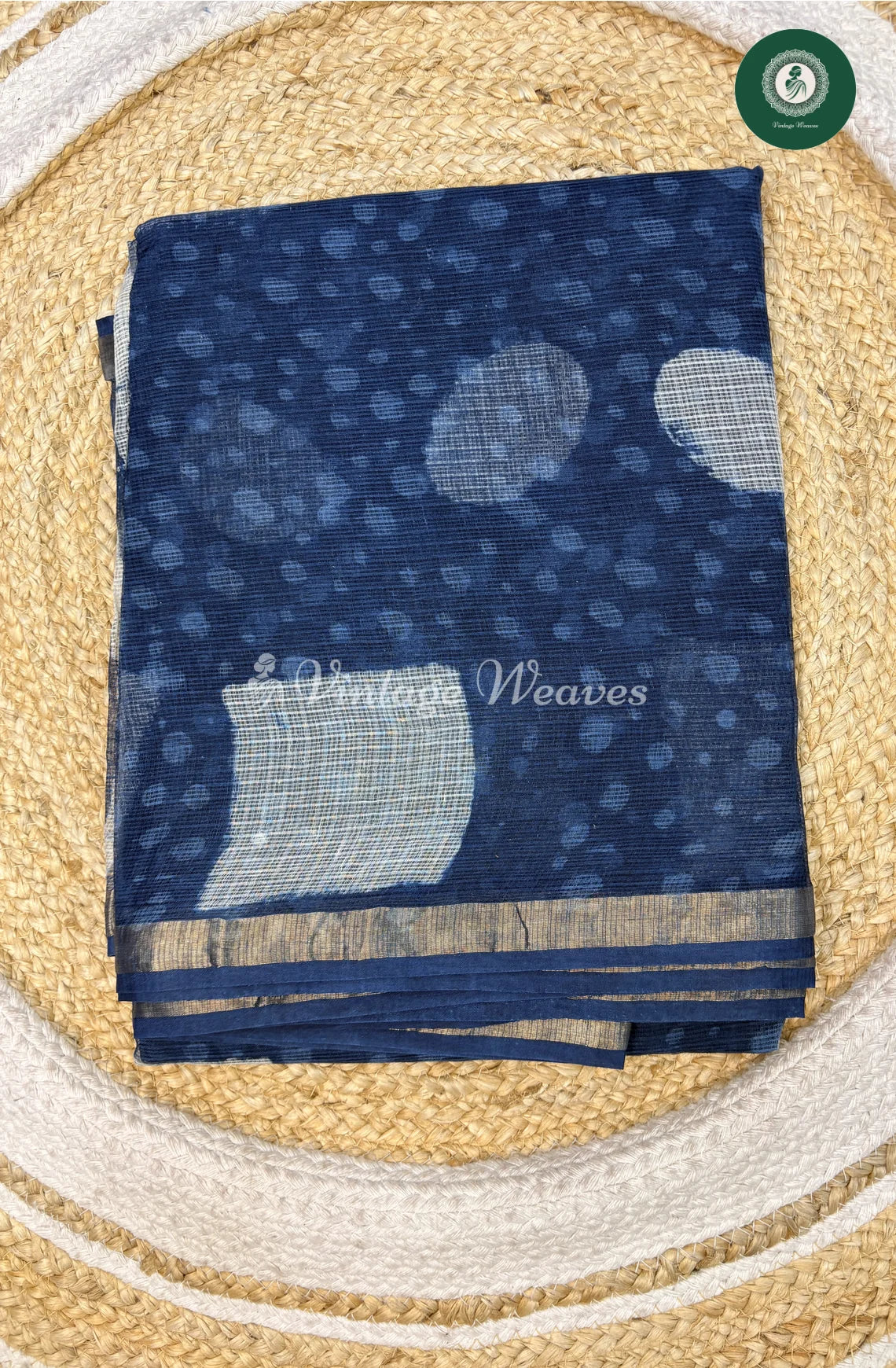Premium Kota Cotton Saree-Bluesquare