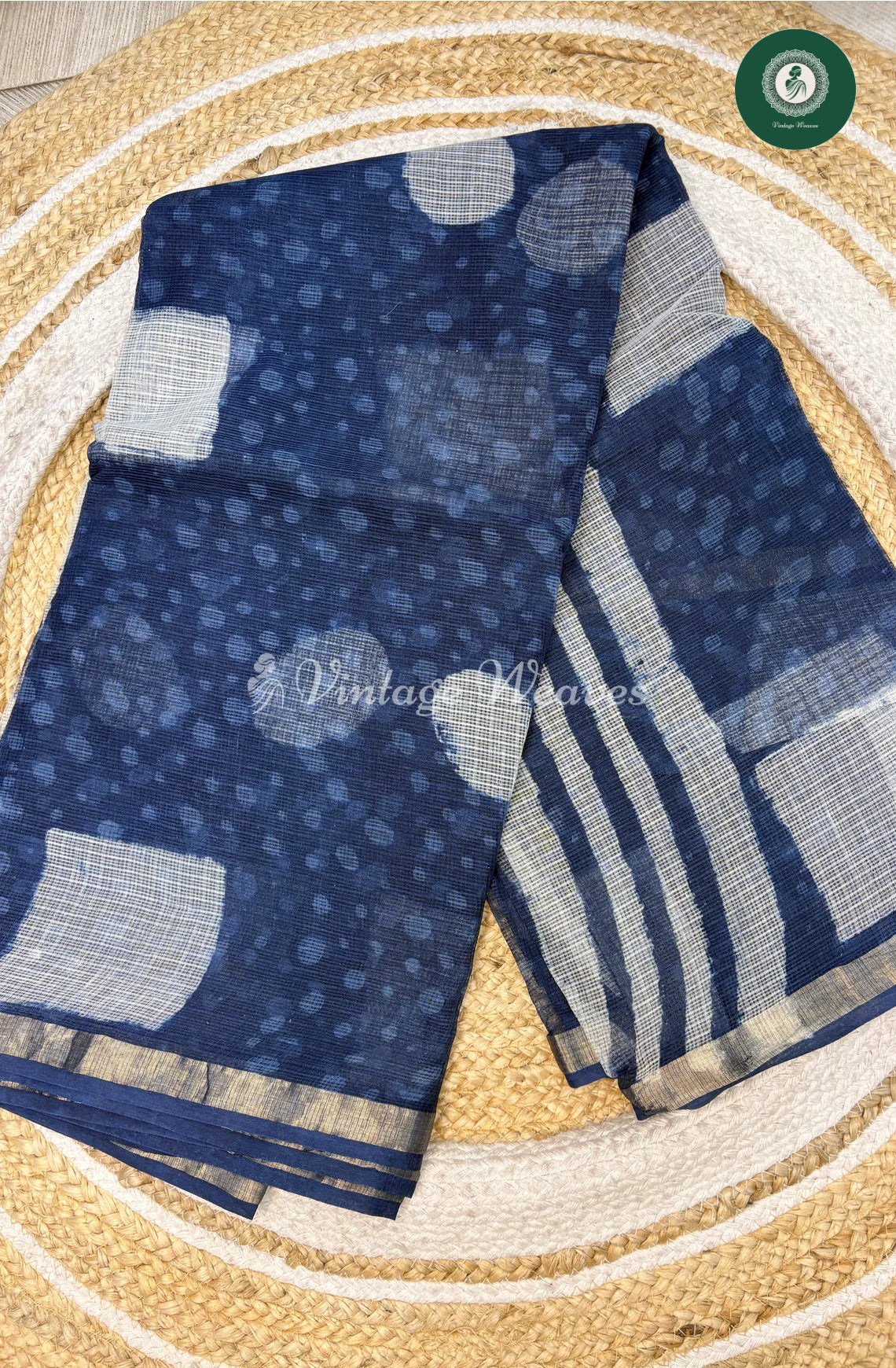Premium Kota Cotton Saree-Bluesquare