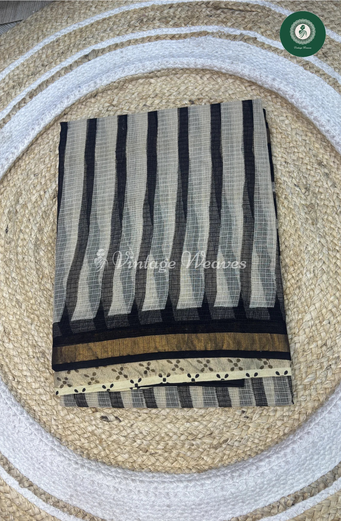 Premium Kota Cotton Saree-Lines