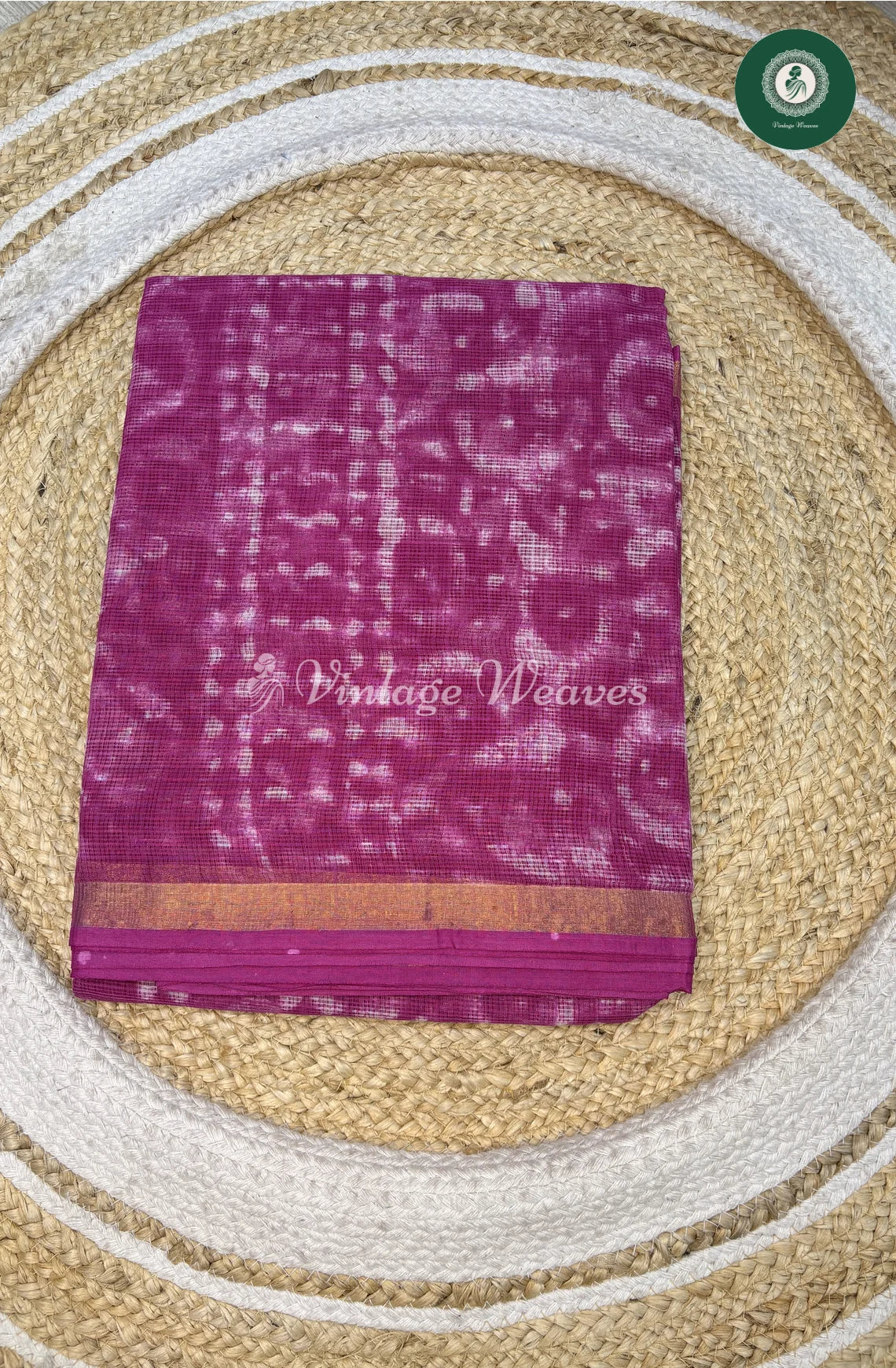 Premium Kota Cotton Saree-PinkCircle