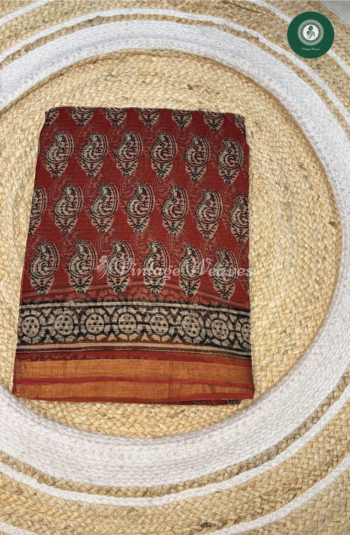 Premium Kota Cotton Saree-Redmango