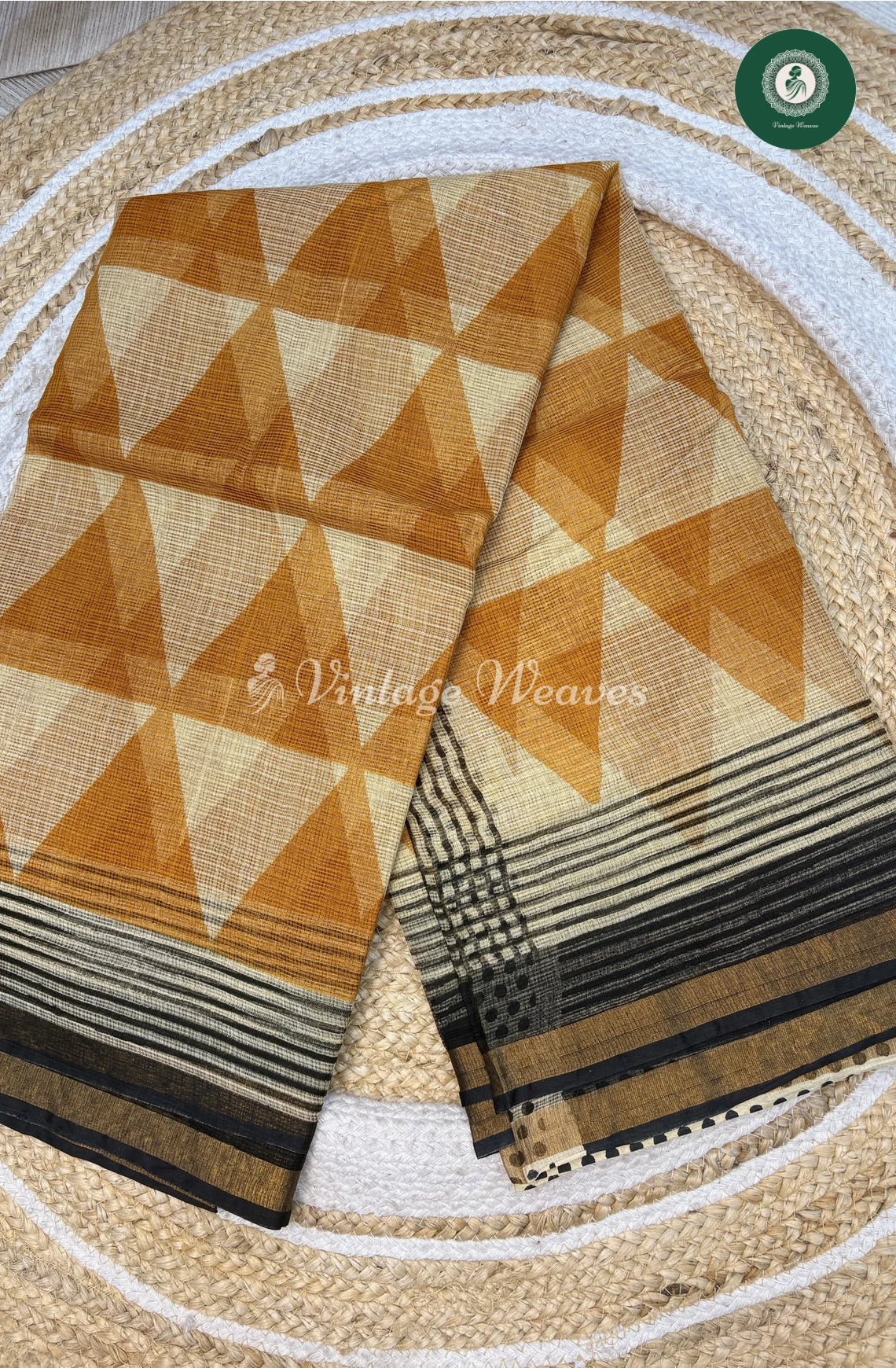 Premium Kota Cotton Saree-Triangleleaf