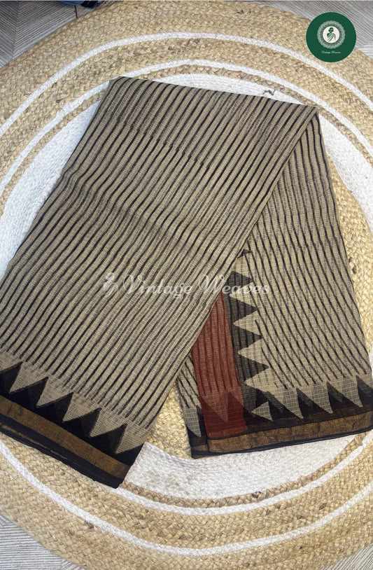 Premium Kota Cotton Saree-Vertical Lines