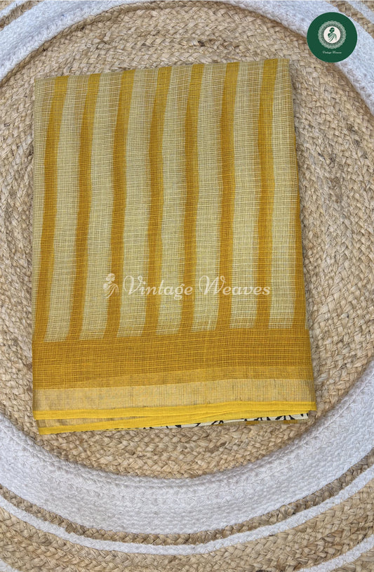 Premium Kota Cotton Saree-Yellowlines