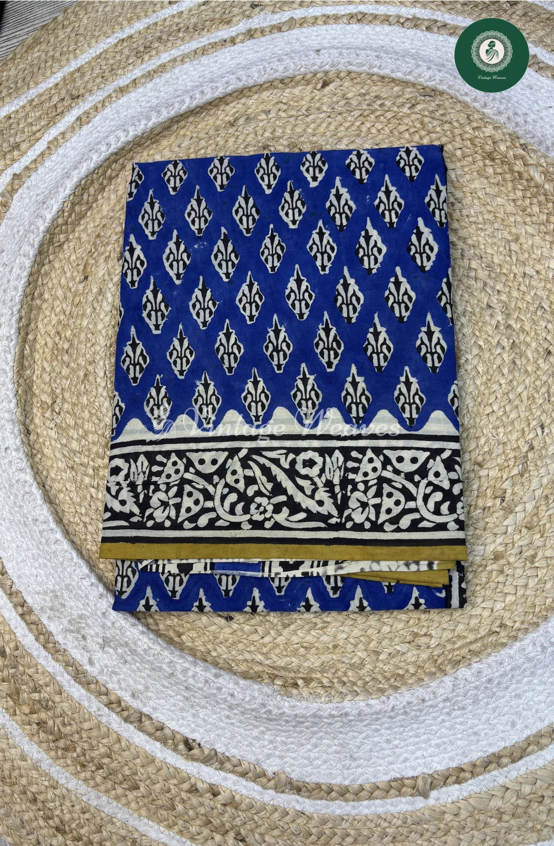 Premium Mul Cotton-Blue
