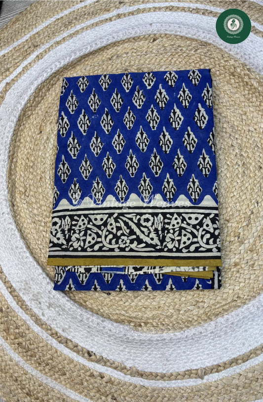 Premium Mul Cotton-Blue