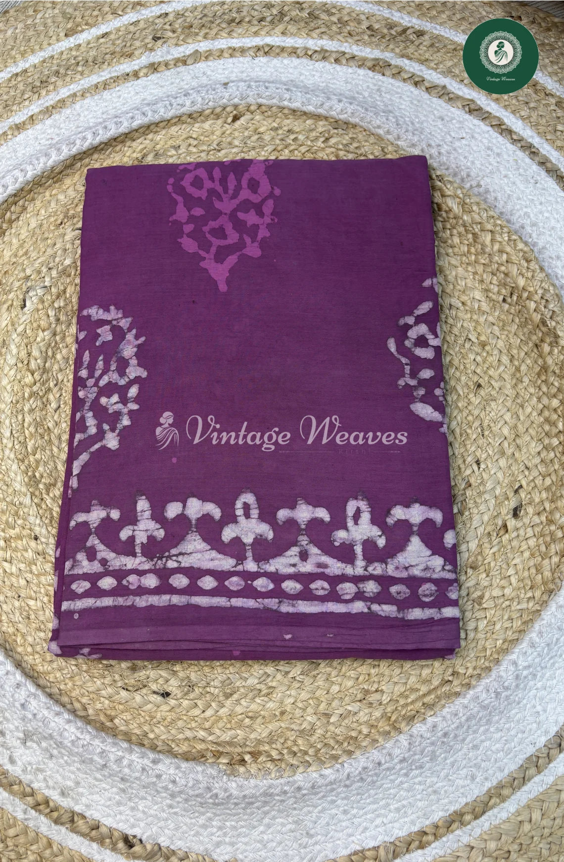 Premium Mul Cotton-Purple