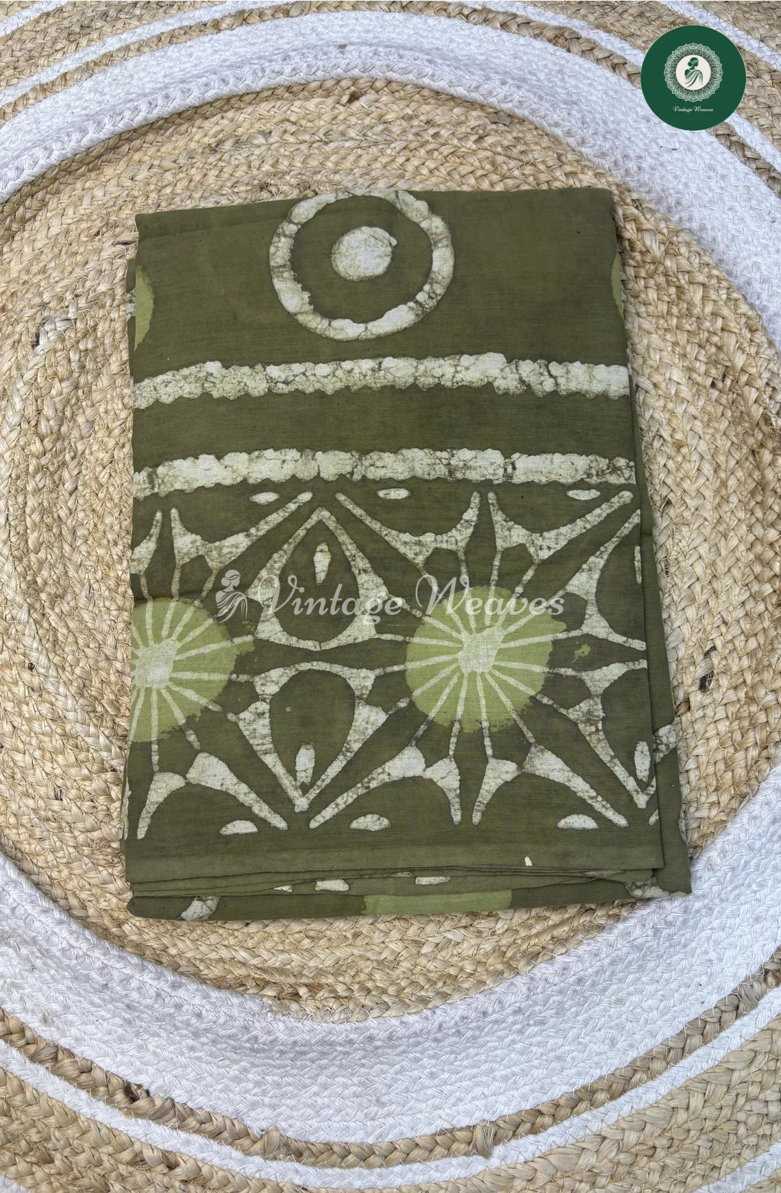 Premium Mul Cotton-greenCircle_1