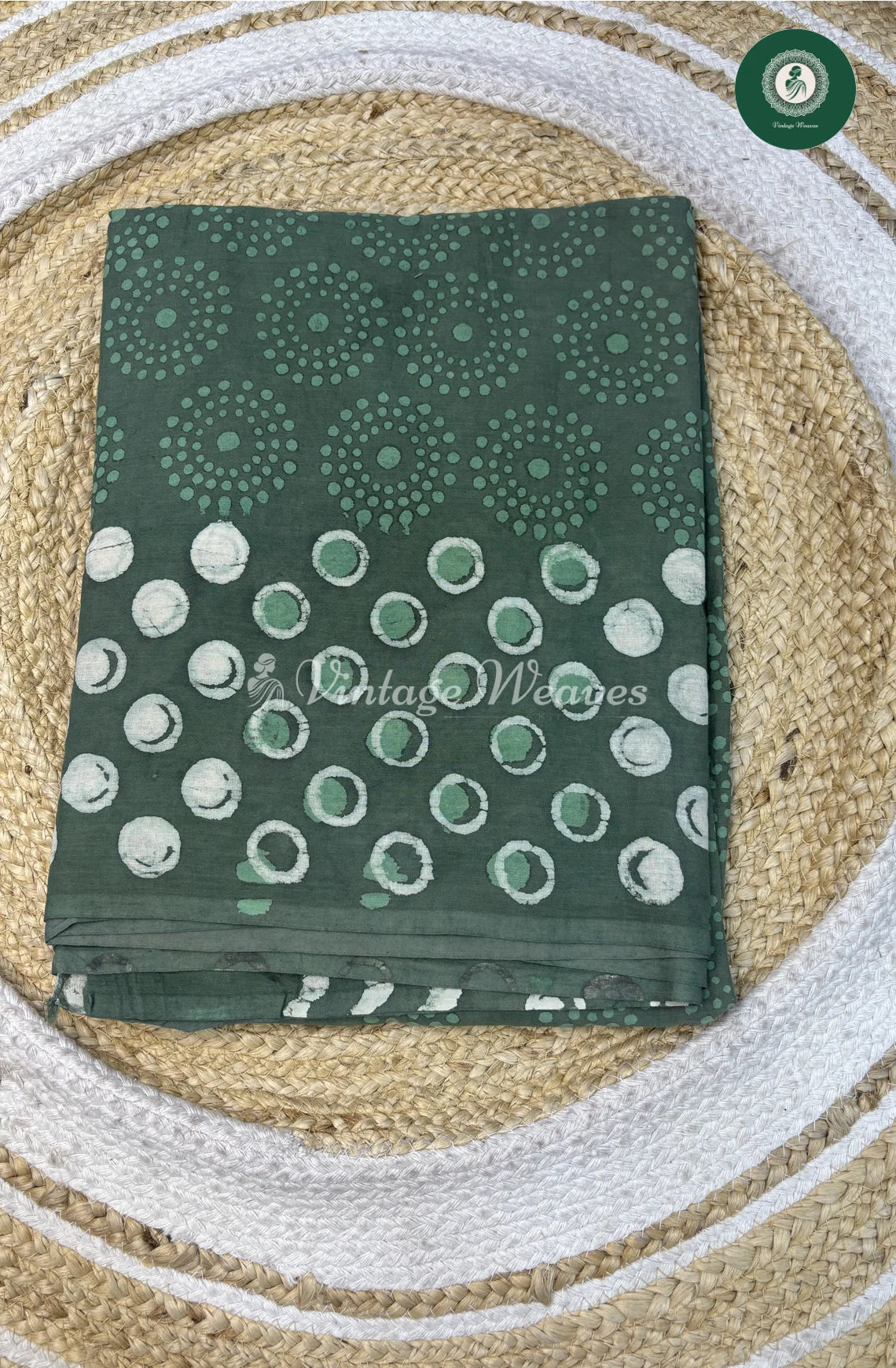 Premium Mul Cotton-greenCircle