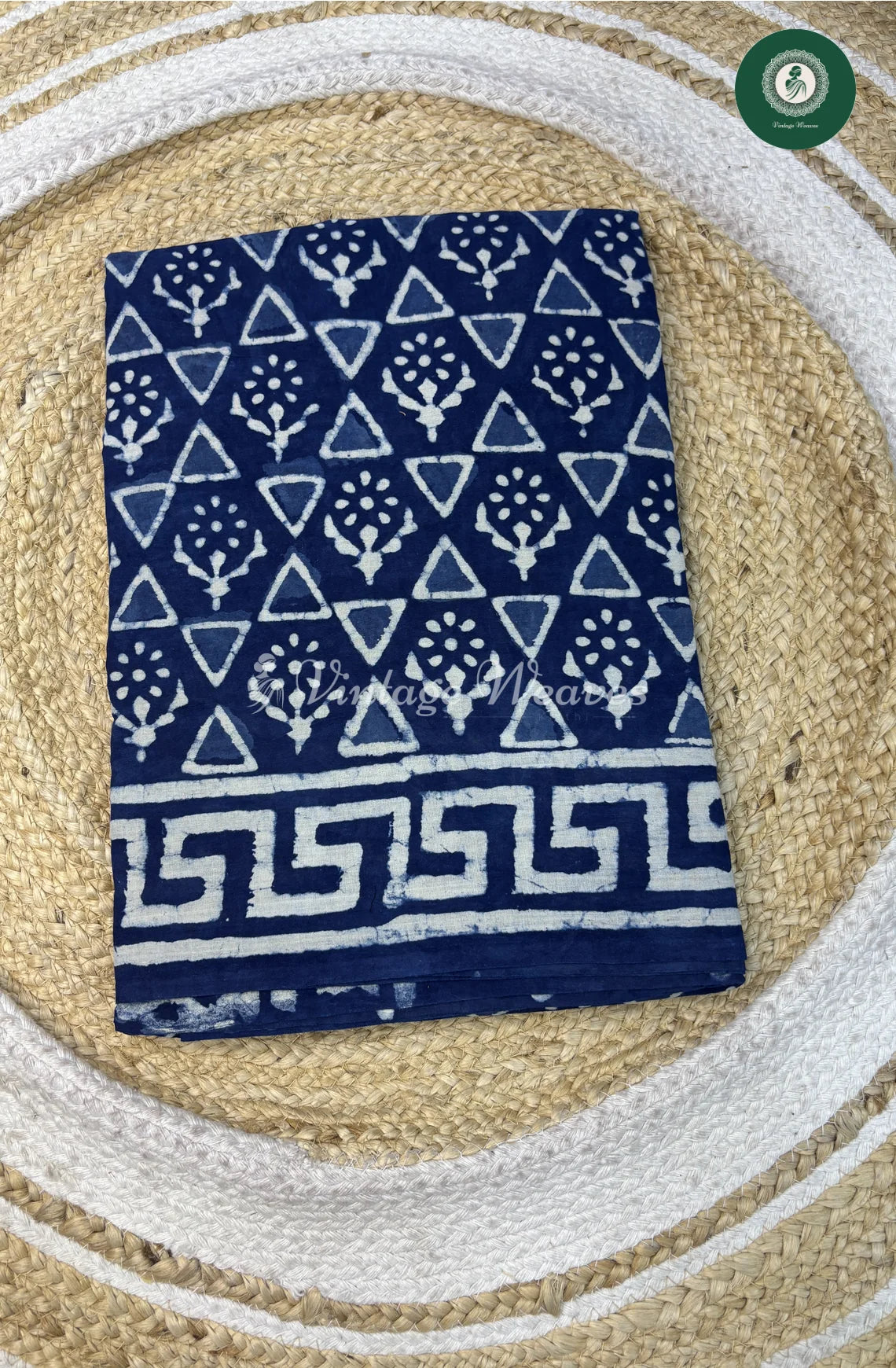 Premium Mul Cotton-indigotriangle_1