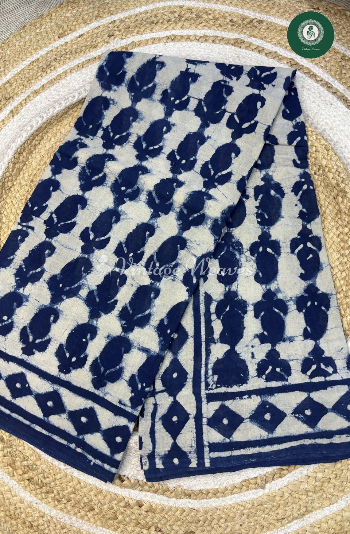 Premium Mul Cotton-mangoindigo