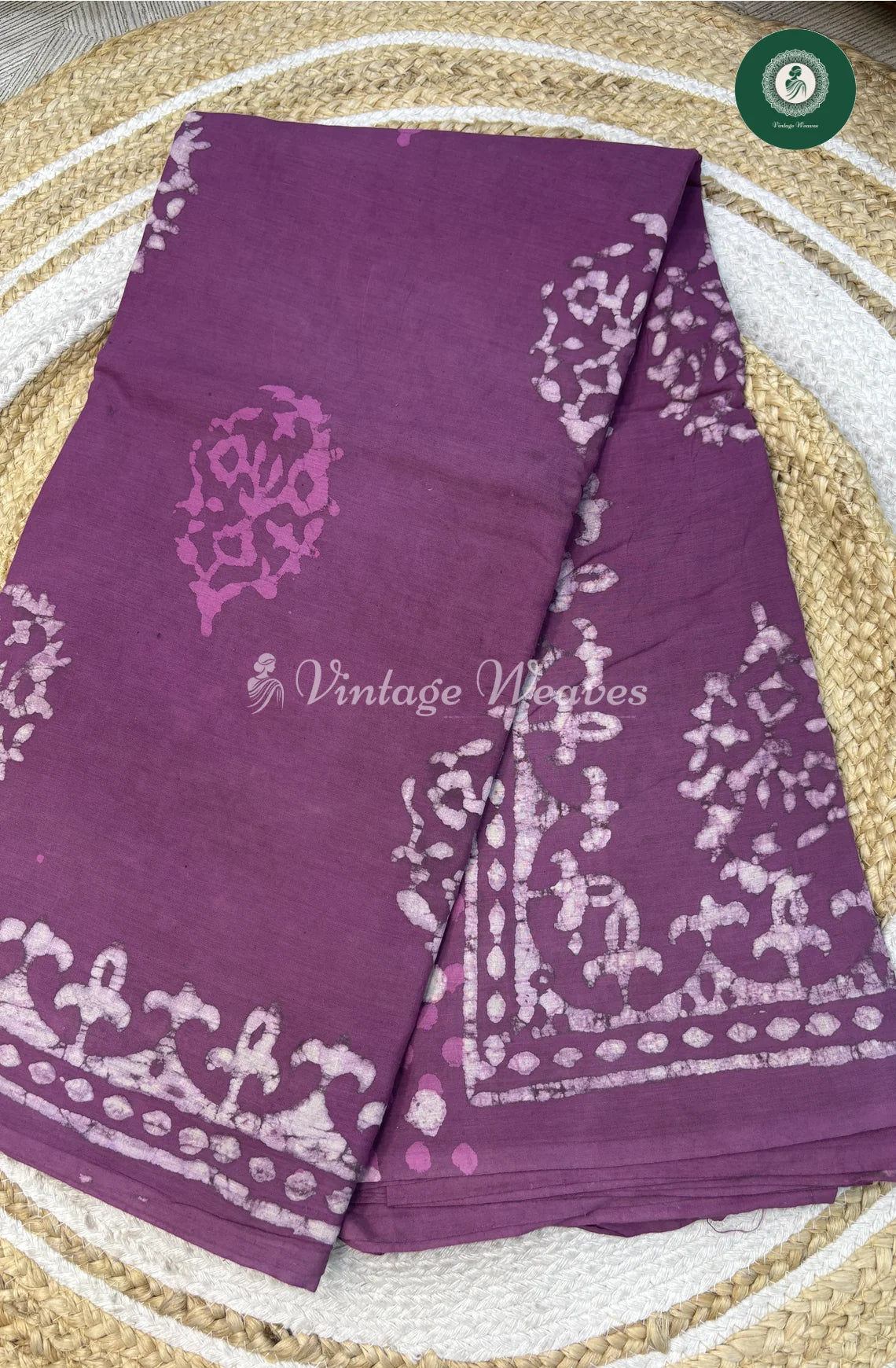 Premium Mul Cotton-Purple