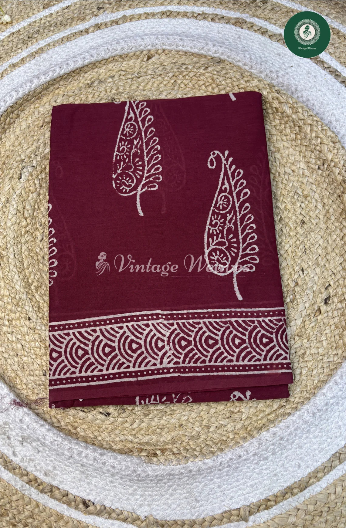 Premium MulCotton Saree-Mango Magenta