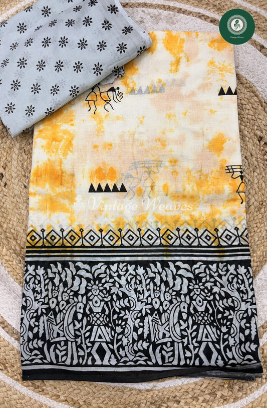 Very Soft daily Wear Cotton-Yellow